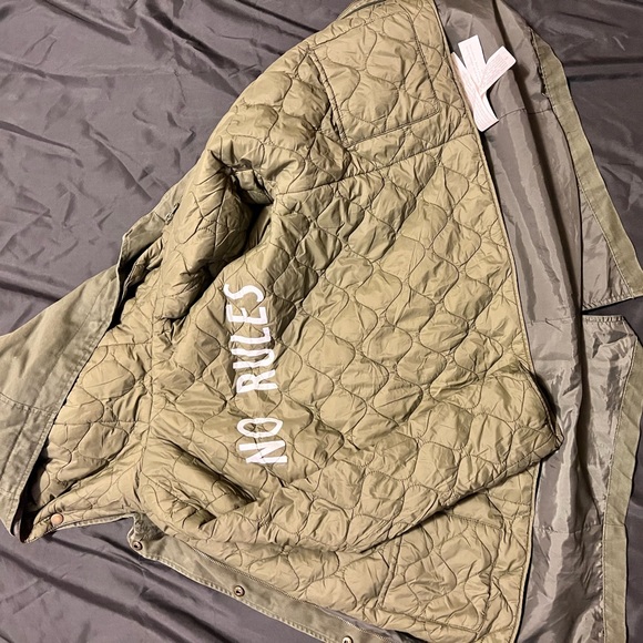 Zara Army Green Jacket - Picture 3 of 4